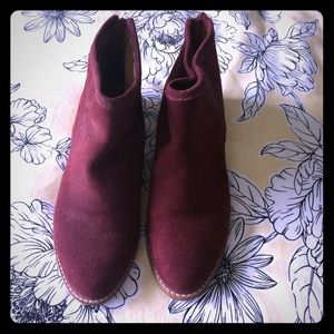 Urban Outfitters suede ankle boots